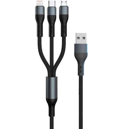 Câble Data 3 en 1 PAVAREAL 120W 1.2M - Vue principale