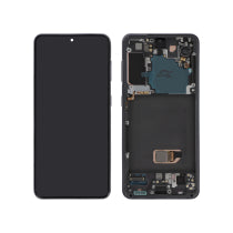 Ecran Complet Gris OLED 5g Galaxy S21 - G991B - Avec Châssis