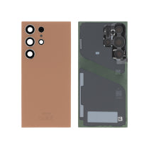 Vitre Arrière Titane Orange Galaxy S24 Ultra (S928)