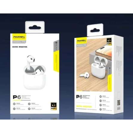 Oreillette Bluetooth V5.4 PAVAREAL AP06 Blanc