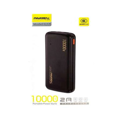 Power Bank PAVAREAL G22 Noir 10000 mAh
